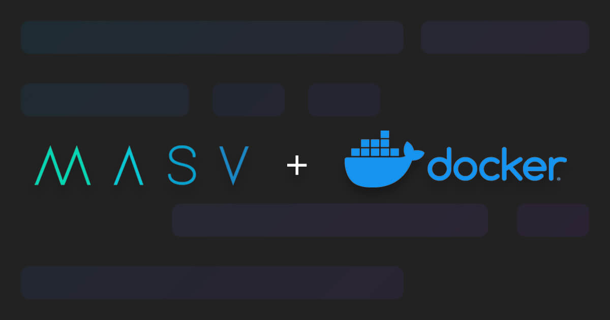 masv docker featured image