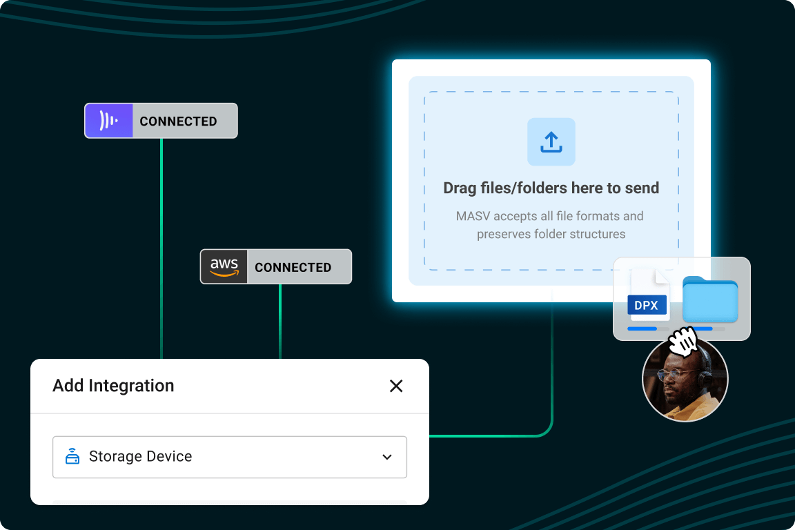 MASV keeps teams in sync with easy ingest to any storage