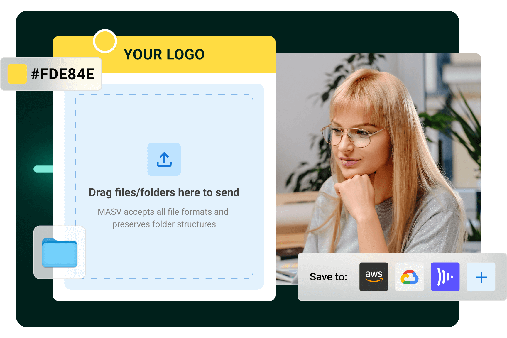 A MASV Portal is a universal file uploader for any workflow